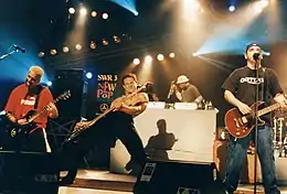 The Bloodhound Gang performing in 1999