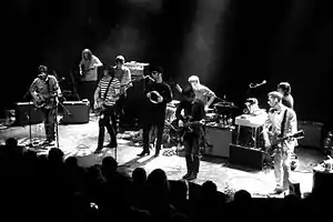 The Brian Jonestown Massacre performing at Shepherd's Bush Empire, London, in 2012