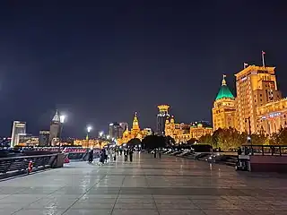 The Bund at night