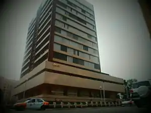 The Ghana Stock Exchange building. The building of GSE is also known as Cedi House.