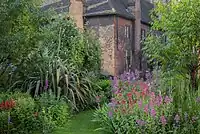 View of the Charterhouse from the gardens