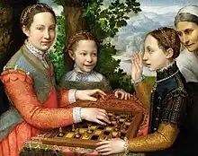 Sofonisba Anguissola The Chess Game (1555)  An intellectual game