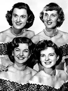 Clockwise: Carol Buschmann, Dorothy "Dottie" Schwartz, Jinny Osborn, and Janet Ertel Bleyer