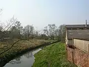 River Foss in Strensall as seen from the Post Office54°02′27″N 1°02′07″W﻿ / ﻿54.040923°N 1.035334°W﻿ / 54.040923; -1.035334