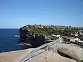 The Gap looking out over Vaucluse the Tasman Sea to the south