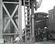 Robbers approach a train