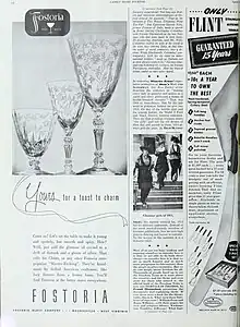 advertisement for stemware