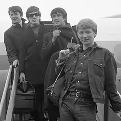 The Searchers, c. 1965 Left to right: Mike Pender, Chris Curtis, Frank Allen, John McNally