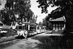 Historic tramcar in 1993