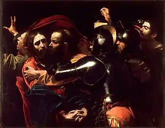 The Taking of Christ by Caravaggio, 1602