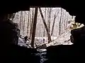 The Tunnel is an abandoned Railroad Tunnel that was never completed.  It is closed to the public from Nov 1 – April 30 to protect hibernating bats from the White-Nosed Bat Syndrome.