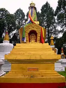 The Golden Chorten near Tashiding Monastery.