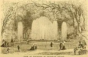 Franklin Square Fountain Sketch