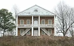 Thebes Courthouse, listed on the National Register of Historic Places