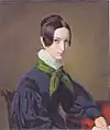 Therese Gauss(1816–1864)(painting by Ludwig Becker)