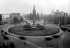 Photograph of Thomas Circle in 1922