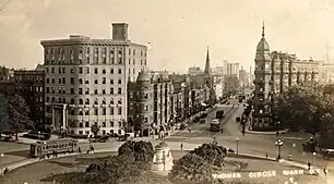 Looking south from Thomas Circle