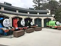 The Tidmouth Sheds attraction at Thomas Land