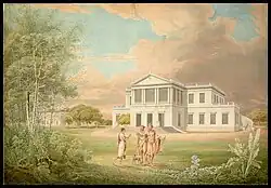 The house of Sir Thomas Strange, who in 1800 became the first Chief Justice of the Fort of St. George (Madras) and wrote Elements of Hindu Law (1825).