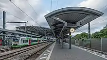 A train of Erfurter Bahn at Erfurt Hbf