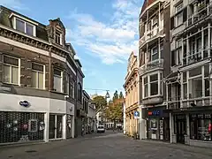 Tilburg, view at Heuvelstraat