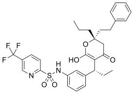 Tipranavir is not similar to the natural substrate.