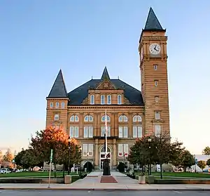 Tipton County Courthouse in Tipton