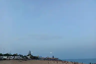 Temple view from Beach