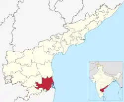 Location in India