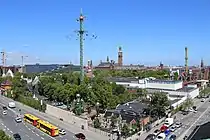 Tivoli Gardens seen from a birds eye view in 2015