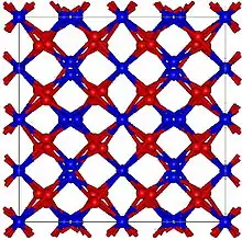 Erbium oxide crystal structure