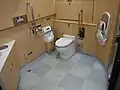 Green car toilet