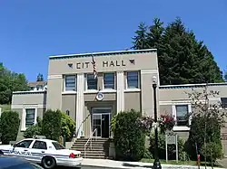 The city hall building in Toledo