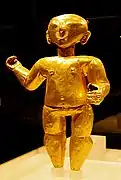 Tumaco gold figure 1st century BC.