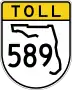 State Road 589 marker