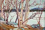 Ice Covered Lake, Spring 1917. Tom Thomson Art Gallery, Owen Sound