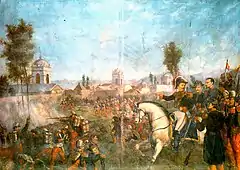  Siege of Arequipa, 1856, Marshal Ramon Castilla enters Arequipa to gain back control of the city from the armies of General Vivanco.