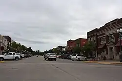 Looking east in downtown Tomahawk