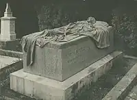 Tomb Effigy of Elizabeth Boott Duveneck, 1891. Cimitero degli Allori, Florence, Italy.