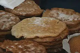 Torta de chicharrones from Galicia, Spain