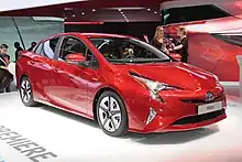 The Toyota Prius Hybrid with Eco Mode features an EPA fuel economy rating of 58 MPG city and 53 highway (4.2L/100 km), the 2nd most fuel efficient non-plug-in vehicle ever sold in the United States.