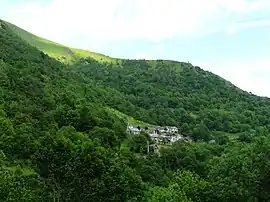 A general view of Trébons-de-Luchon