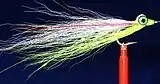 Clouser Deep Minnow – A popular streamer pattern used for both fresh and saltwater fishing