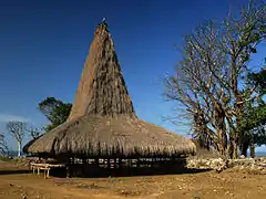 Traditional Sumba house in West Sumba, East Nusa Tenggara.