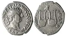 Silver Drachm of Trajan from Lycia, minted during Roman rule.