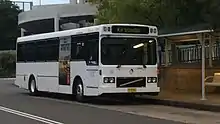 Volvo B10M Mk III at Sutherland Station.