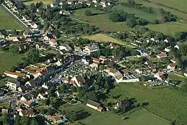 An aerial view of Trévol