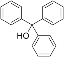 Triphenylmethanol crystals