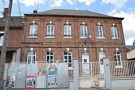 The town hall in Troussencourt