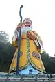 A large statue of a Tudigong at the Hongludi Temple in Zhonghe District, Taiwan.